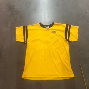 Vintage 90s yellow Iowa‎ state tshirt collegiate college